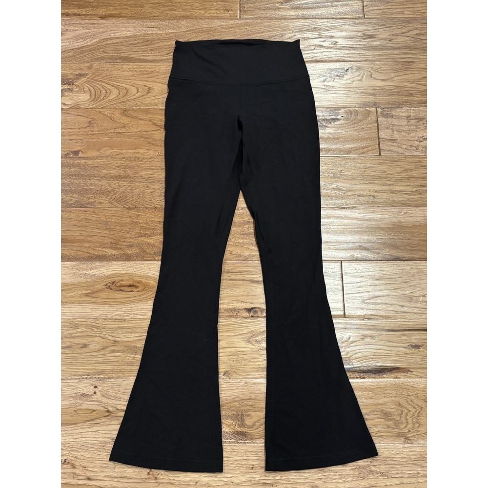 Lululemon Align High-Rise Mini Flare Pant 32" Womens 8 Athletic Stretch Black